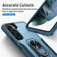 thumbnail image 6 of TECH CIRCLE Galaxy S23 Plus Case, 360 degree Rotate Ring Stand Rugged Lightweight Slim Impact-Resistant Full Body Shockproof Protective Bumper Case For Samsung Galaxy S23 Plus 5G 6.6 Inch,Blue, 6 of 8