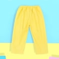 thumbnail image 3 of UACY Rain Pants for Boy Girl Thick Waterproof Pants Kids Toddler Fishing Pants Loose Reflective Lightweight Rain Pants Kids ﻿ (Yellow, 3-4 Years), 3 of 3
