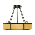 thumbnail image 3 of Meyda Tiffany 123526 32.25" W Lakeside Semi-Flushmount Ceiling Fixture - Bronze, 3 of 6