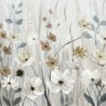 thumbnail image 2 of Nan 12x12 Gold Ornate Wood Framed with Double Matting Museum Art Print Titled - Meadow Mist II, 2 of 4