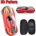 thumbnail image 4 of Estuche para lápices Car Supercar Estuche para bolígrafos Organizador Papelería para niños Niñas Estudiantes Caja de lápices de dibujos animados Eva 3D de gran capacidad, Rojo, 4 of 5