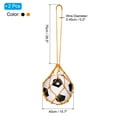 thumbnail image 2 of Unique Bargains Solo Soccer Training Ball Net, Football Practice Net Fits Ball Size 3, 4, 5, Yellow, Black 2Pcs, 2 of 5