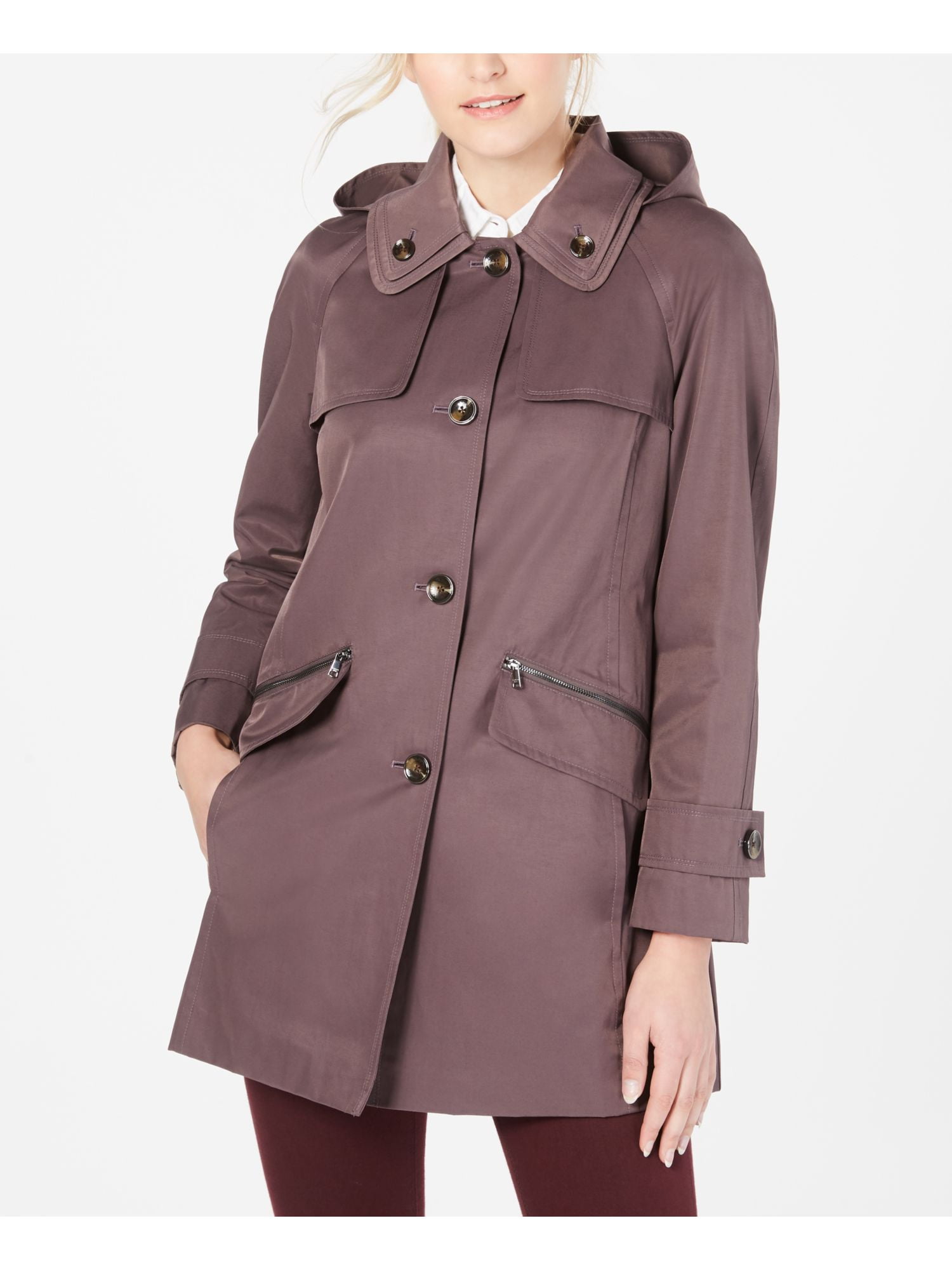 petite purple coat