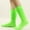 Green, variant on Comfortable Compression Socks for Women Solid Color Warm Stockings From The 1980s To 1990s, Super Long Tight Knit Pile Socks Saving to 65% off!