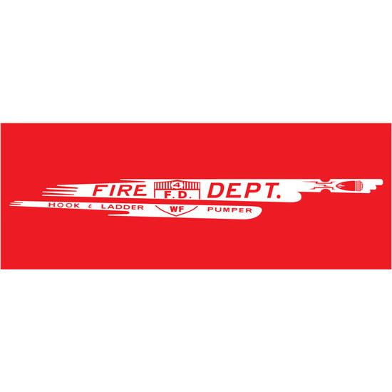 hook and ladder pumper 519 pedal car