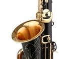 thumbnail image 3 of Saxofón Muslady Saxofón, pintura negra, saxofón mi-plano para principiantes, estudiante, jugador intermedio, latón, Eb, saxofón alto con boquilla, estuche de transporte, paño de limpieza, cepillo, cor TOMSHOO Saxofón, 3 of 6