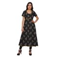 thumbnail image 1 of Moomaya Robe Ethnique Longue en Coton avec Fente avant Imprimée Kurti pour Femmes Indiennes, 1 of 6