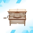 thumbnail image 4 of DIY Handmade Assembled Music Box Hand Crank Piano Shape Musix Box Educational Model Creative Gift for Kids, 4 of 5