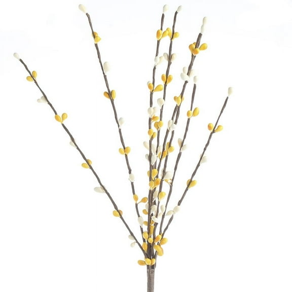 Hand Wrapped Petite Yellow Cream Pip Berry Sprays