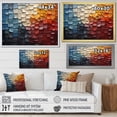 thumbnail image 4 of Designart "Forest Red Wood composition III" Modern Floater Framed Wall Decor, 4 of 7