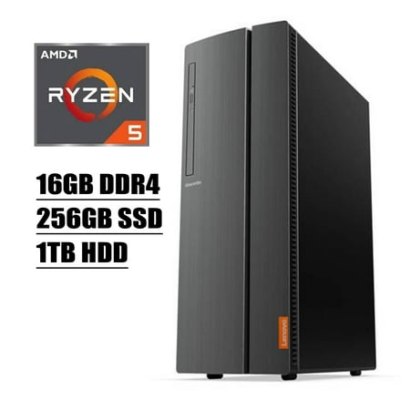 2020 Flagship Lenovo IdeaCentre 510A Premium Desktop Computer I AMD Quad-Core Ryzen 5 3400G I 16GB DDR4 256GB SSD 1TB HDD I USB 3.0 DVD HDMI WIFI Wired Keyboard and Mouse Win 10