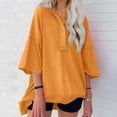 thumbnail image 2 of Womens Oversized T Shirts Loose Fit Crewneck Short Sleeve Tops Summer Casual Blouse Y2K 2024 Basic Tee, 2 of 4