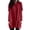 Z-Red627, variant on Women's T-Shirts O-Neck Autumn Winter Fashion Loose Fit Pocket Puff Long Sleeve Solid Color Leisure Female Tops