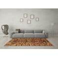 thumbnail image 3 of Ahgly Company Indoor Square Persian Brown Traditional Area Rugs, 6' Square, 3 of 4