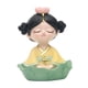 thumbnail image 4 of Estatua de niña, Figura de niña, Decoración, Decorativo, Figura de niña budista, Escritorio Amarillo, 4 of 9