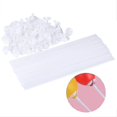thumbnail image 3 of 100 Pcs Balloon Sticks,Plastic Thicken Durable Milk-White Sticks Holders With Cups For Party Decor, 3 of 5