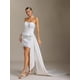 thumbnail image 3 of Vestido de novia Bellabarnetten Lucy Satin Lace Mini sin tirantes, 3 of 7