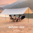 thumbnail image 3 of Wosthever Sun Shelter 3x3m Refugios cuadrados portátiles Fácil instalación Verano Primavera Otoño Tienda reciclable Acampar al aire libre carpas, 3 of 6