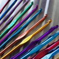 thumbnail image 3 of LNGOOR 5sets 8Pcs Multicolor Aluminum Crochet Hooks Knitting Needles Craft Yarn 2-5.5mm（5sets）, 3 of 7