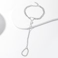 thumbnail image 2 of Boho Sliver Finger Bracelets Beaded Slave Ring Hand Harness Chain Pulseras Joyería para mujeres y niñas JAMW Sencillez, 2 of 5