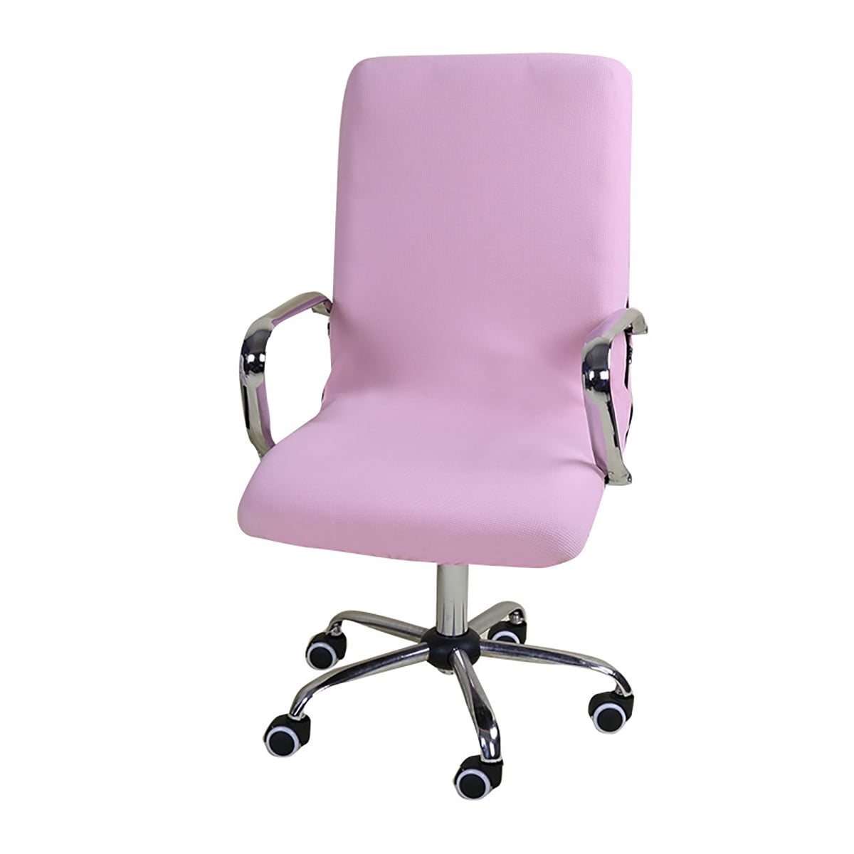 Universal Stretchable Antimacassar Chair Cover Home Office Study Chair Pink 