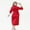 Wine Red, variant on LYMAYTER Women Casual Bathrobe Fashion Solid Color Soft Sleepwear Summer Satin Long Robes M-2XL