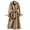 Khaki, variant on Women's Plus Size Classic Trench Coat, Mid-Length Over Knee Windbreaker, British Style Drawstring Waist Jacket, Slim Fit Overcoat, Casual Outerwear Beige L