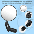 thumbnail image 5 of GJX 2Pcs Bike Accessories for Adult Bikes,Adjustable Rearview Bike Mirror,Universal Bicycle Accessories Mirror, 5 of 8