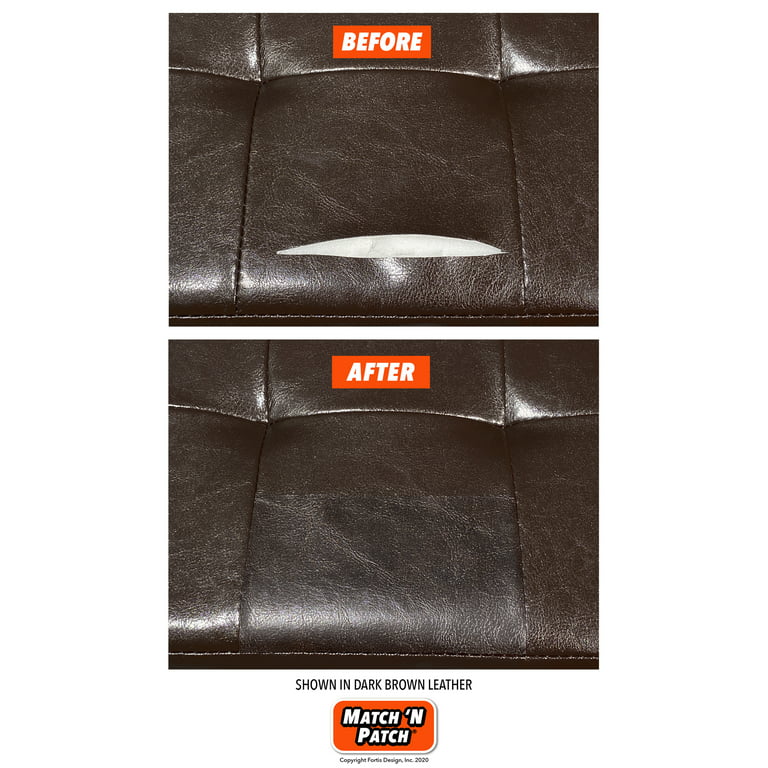 Abcloved Self-Adhesive Leather Refinisher Cuttable Sofa Repair (Black, 20x55 in.)
