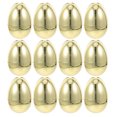 thumbnail image 1 of BESTYASH 12Ud Huevos De Plástico Dorados Rellenable Para Fiesta De Pascua Y Festiva, 1 of 6