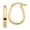 Yellow Gold, variant on Fine Jewelry 14K Yellow Gold U-Shape Hoop Earrings for Women