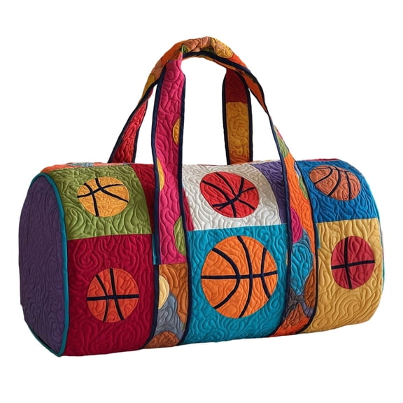 HEWANG Hippie Van Quilted Duffel Bag Stylish Basketball Sports Quilted Duffel Bag for Gym & Travel with Graphic Canvas Weekender Duffel Travel Bags (Pattern 1, Medium (16" L x 8" H x 8" W))