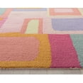 thumbnail image 3 of SAFAVIEH Kids Jennica Geometric Boxes Area Rug, Pink/Multi, 5' x 8', 3 of 6