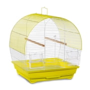 Prevue Pet Products Soho Dome Top Roof Chartreuse & White Bird Cage SP41613C/W