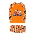 thumbnail image 2 of Luxalzxs Halloween Family Pajamas Sets Casual Long Sleeve Baggy T-Shirt Top and Elastic Pants Matching PJ Set Sleepwear Loungewear Two-Piece Set, 2 of 3