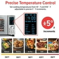 thumbnail image 4 of Nuwave Bravo Air Fryer Oven, 21-Qt Capacity 1800 Watts Convection Toaster Smart Oven, Large, 4 of 6