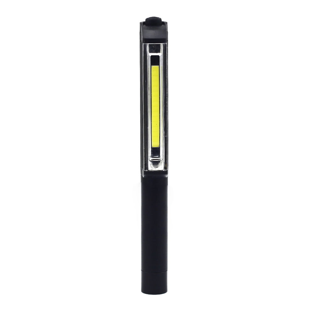 Rechargeable LED COB Pen Working Light Pocket Hand Clip Inspection Torch Lamp 