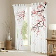 thumbnail image 3 of Manfei Cherry Blossom Black Out Curtains,Japanese Style Curtains Pack of 2 (42x63 Each),Pink Sakura Bedroom Curtains For Girls Kids,Ultra Soft Home Decor, 3 of 6