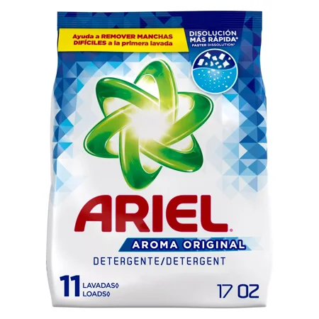 Ariel Laundry Detergent Powder Original 11 Loads, 17 Oz, 2 Pack