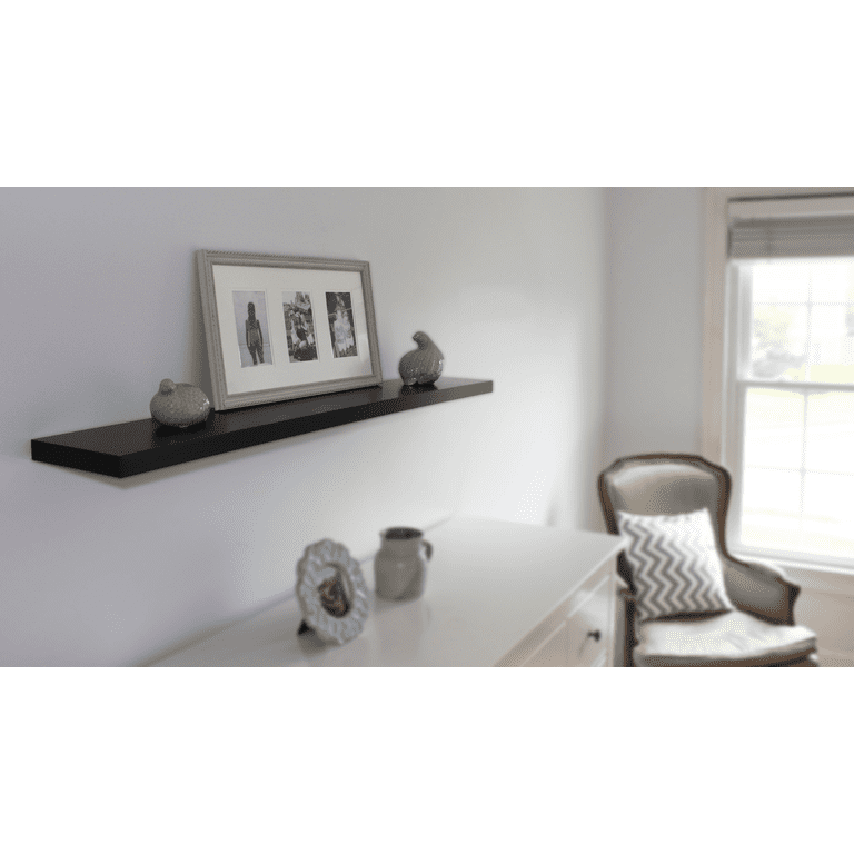 Small Floating Shelves for Wall, Small Black Shelf 5.9 * 5.7 Inch Display  Ledges for Small Decor, Mini Shelf for Wall, Black