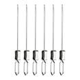 thumbnail image 2 of Outdor Brochette de Barbecue en Acier Inoxydable avec Coulisse Poussoir Réutilisable Fourchette de Grillade à 1 Broche pour Cuisson Extérieure Brochettes de Kebab, 2 of 6