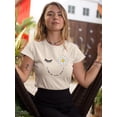 thumbnail image 2 of Always Keep Positive Attitude T-Shirt Women -Image by Shutterstock, Female 4X-Large, 2 of 4