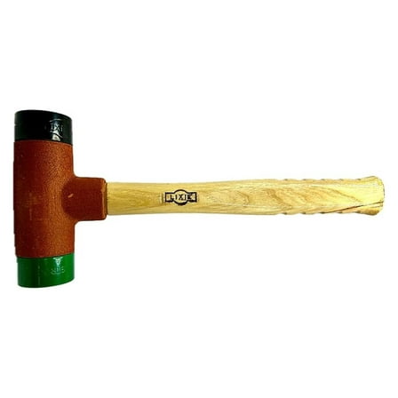 Dead Blow Hammer - 38 Oz, 2 Inch Head, Replaceable Faces - Non-Sparking Aluminum with Hickory Handle for Automotive, Maintenance & Repair