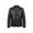 Black, variant on Men's Luxurious Black Leather Sports Coat
