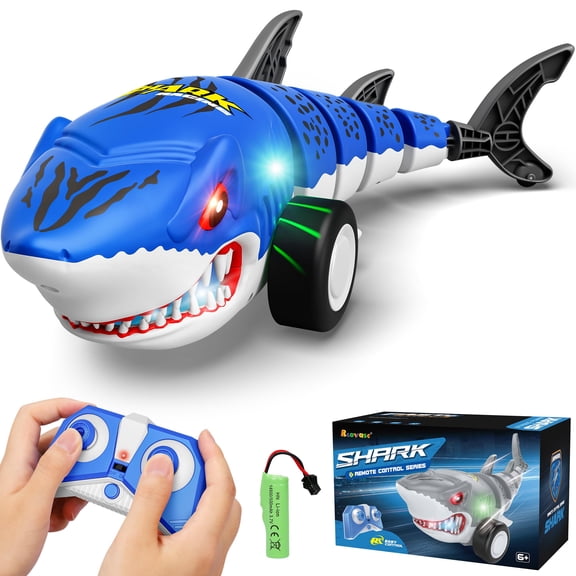 Juguetes de coche Shark Rcovasc con control remoto para niños, 2,4 GHz RC