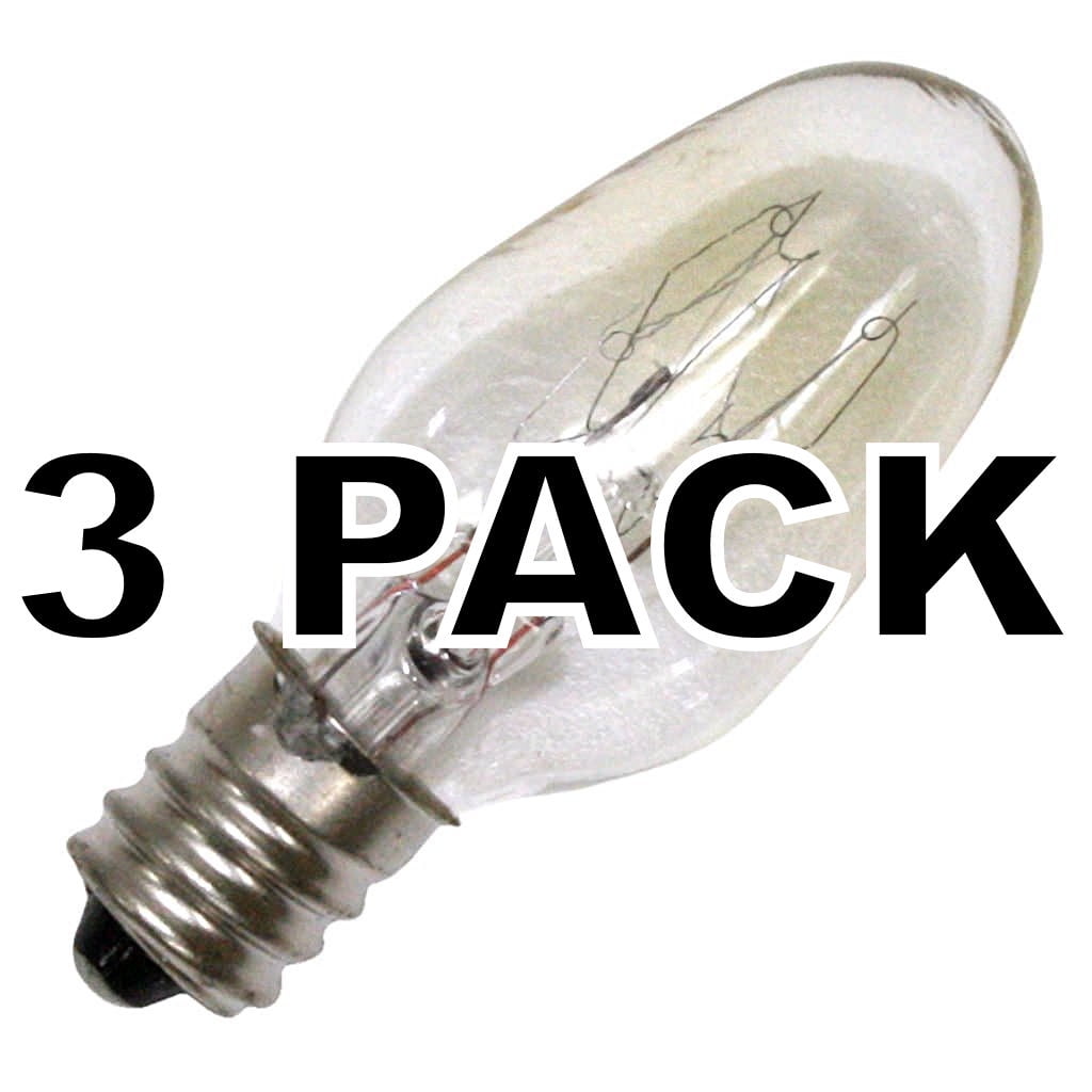 Dryer Light Bulb 3 Pack for Whirlpool, AP6006279, PS11739347 3406124