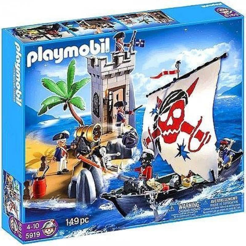 Playmobil pirate a2256 big-golden canon ball boats & soldiers 3111