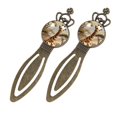 thumbnail image 2 of Giraffe Elegant Vintage Copper Crown Bookmarks - Set of 2 Stainless Steel Book Marks for Book Lovers and Readers, 2 of 5