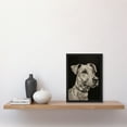 thumbnail image 4 of Artery8 Dog Lover Portrait Pencil Drawing Pet Animal Living Room Artwork Framed Wall Art Print A4, 4 of 5