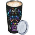 thumbnail image 6 of Gamer Gifts,Gamer Tumbler Gifts For Men Teen Boys,Gaming Gifts,Gamer Gift Ideas,Video Game Gifts,Gamer Girl Gifts,Gifts For Game Lovers Stainless Steel Tumbler 20oz, 6 of 7